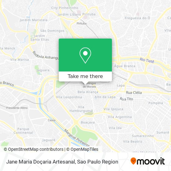 Jane Maria Doçaria Artesanal map