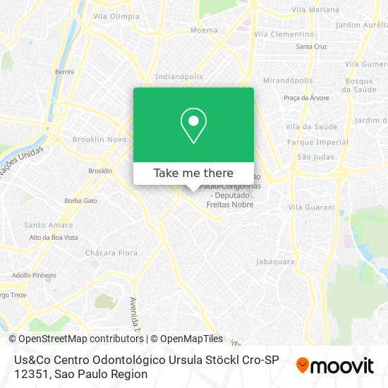 Us&Co Centro Odontológico Ursula Stöckl Cro-SP 12351 map