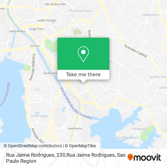 Mapa Rua Jaime Rodrigues, 230,Rua Jaime Rodrigues