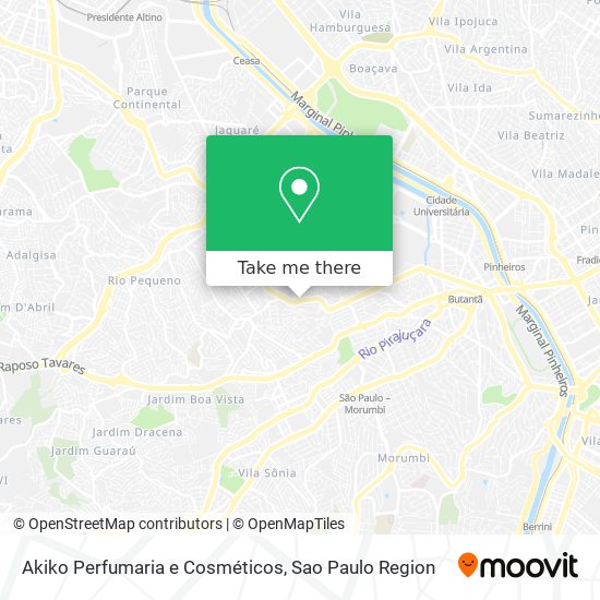 Akiko Perfumaria e Cosméticos map