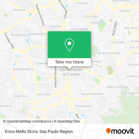 Mapa Erica Mello Store