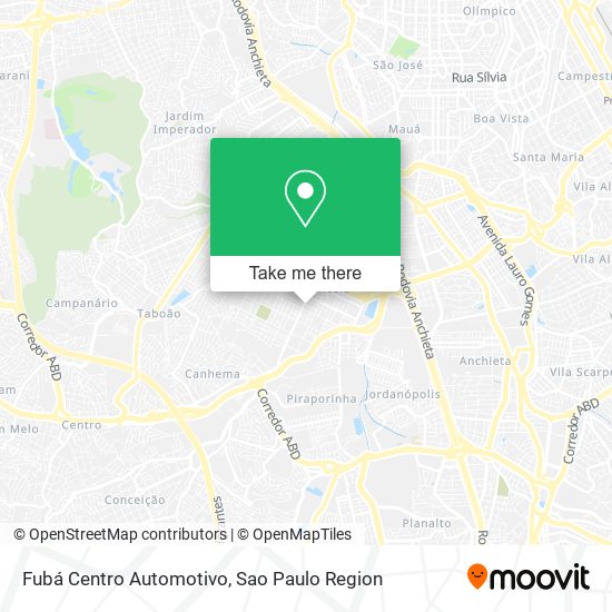 Fubá Centro Automotivo map