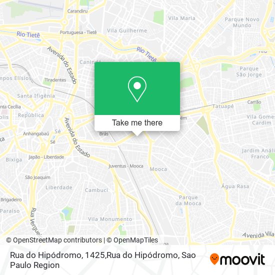Rua do Hipódromo, 1425,Rua do Hipódromo map