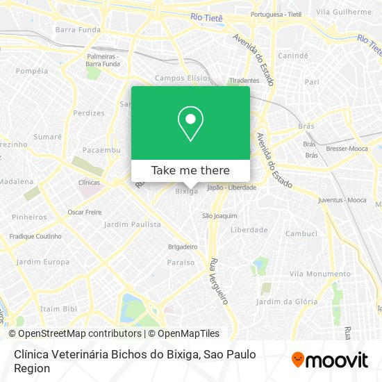 Clínica Veterinária Bichos do Bixiga map