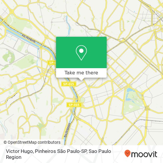 Victor Hugo, Pinheiros São Paulo-SP map