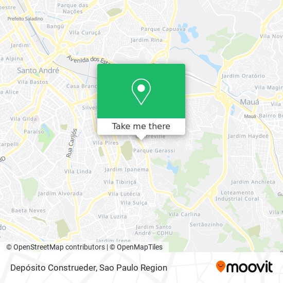 Depósito Construeder map