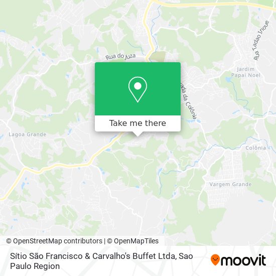 Sítio São Francisco & Carvalho's Buffet Ltda map