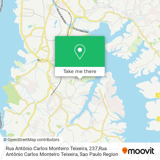 Mapa Rua Antônio Carlos Monteiro Teixeira, 237,Rua Antônio Carlos Monteiro Teixeira