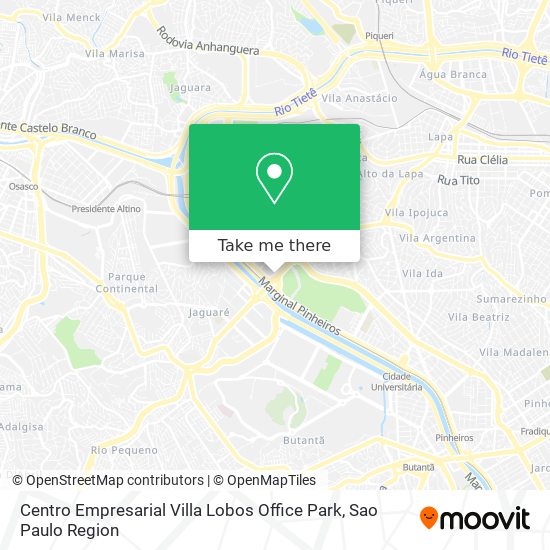 Centro Empresarial Villa Lobos Office Park map