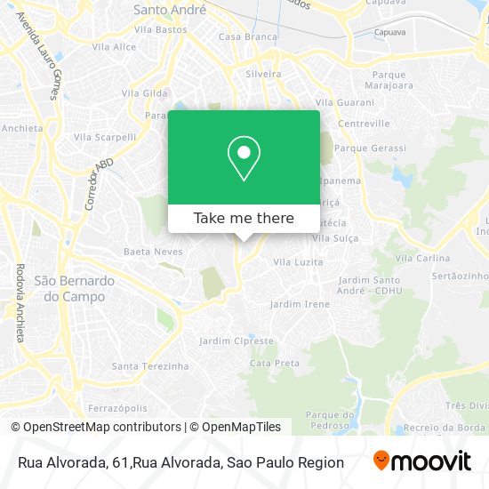 Rua Alvorada, 61,Rua Alvorada map