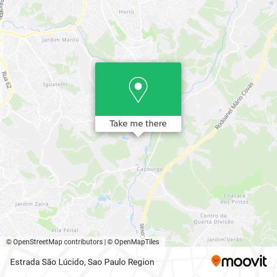 Estrada São Lúcido map