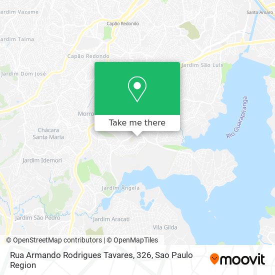 Rua Armando Rodrigues Tavares, 326 map