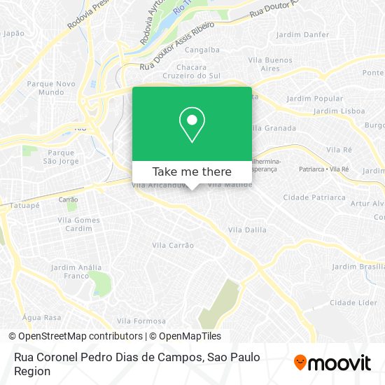 Rua Coronel Pedro Dias de Campos map