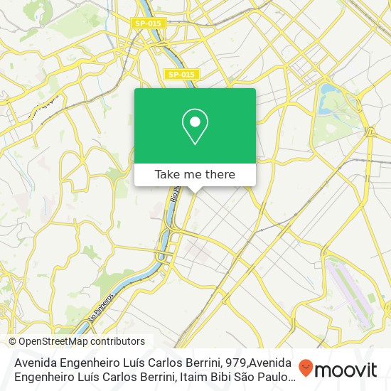 Avenida Engenheiro Luís Carlos Berrini, 979,Avenida Engenheiro Luís Carlos Berrini, Itaim Bibi São Paulo-SP map