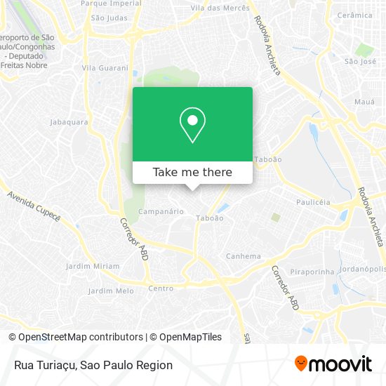Rua Turiaçu map