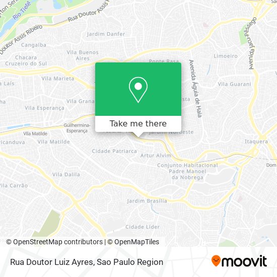 Rua Doutor Luiz Ayres map