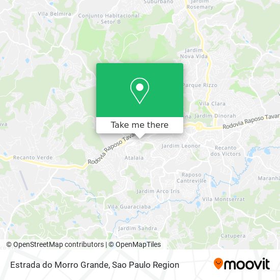 Estrada do Morro Grande map