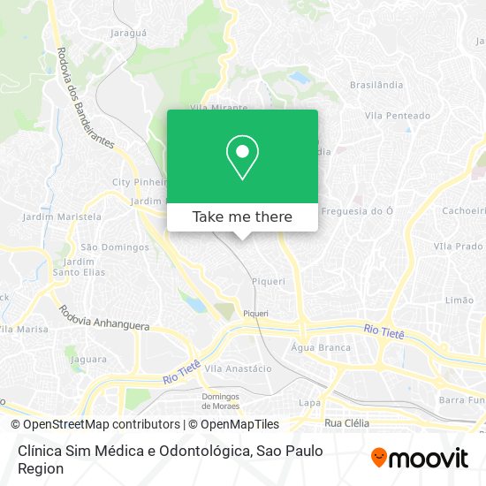 Clínica Sim Médica e Odontológica map