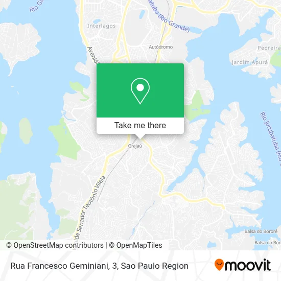 Rua Francesco Geminiani, 3 map