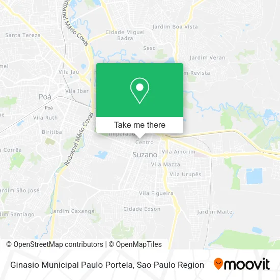 Ginasio Municipal Paulo Portela map
