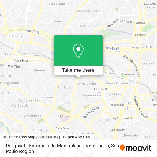 Mapa Drogavet - Farmácia de Manipulação Veterinária