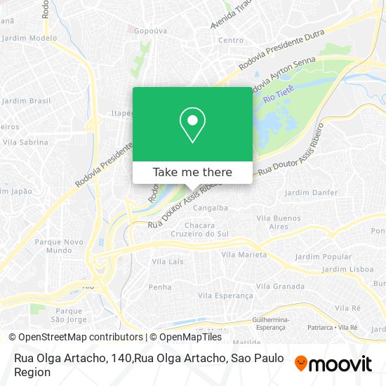 Rua Olga Artacho, 140,Rua Olga Artacho map