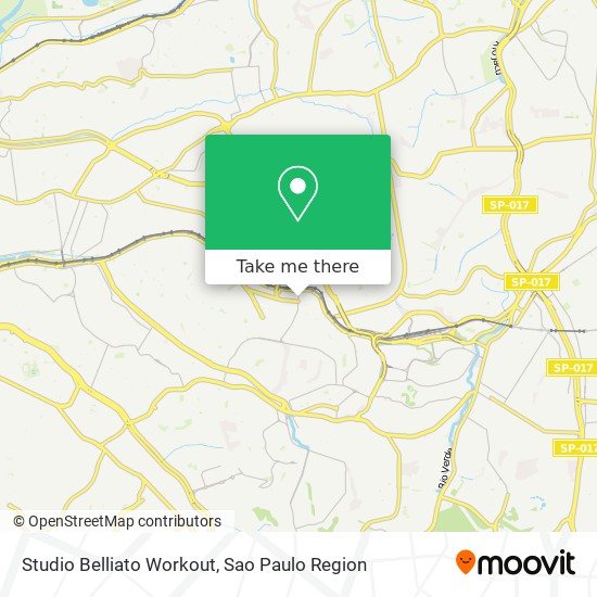 Studio Belliato Workout map