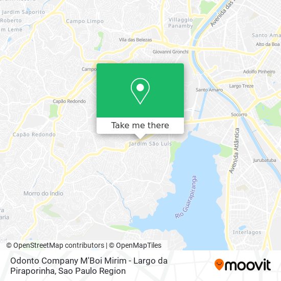 Odonto Company M'Boi Mirim - Largo da Piraporinha map