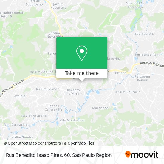 Rua Benedito Isaac Pires, 60 map