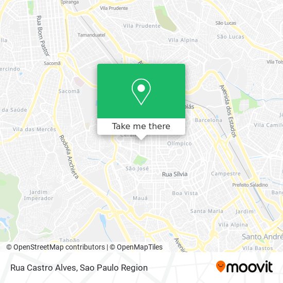Rua Castro Alves map