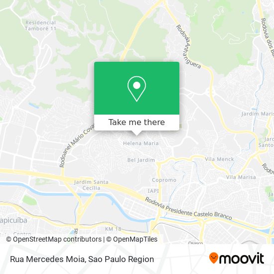 Rua Mercedes Moia map