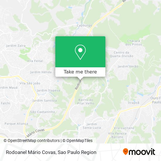 Rodoanel Mário Covas map