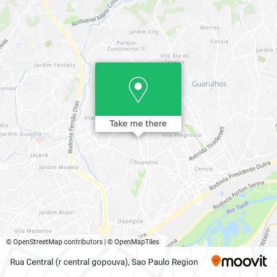 Rua Central (r central gopouva) map