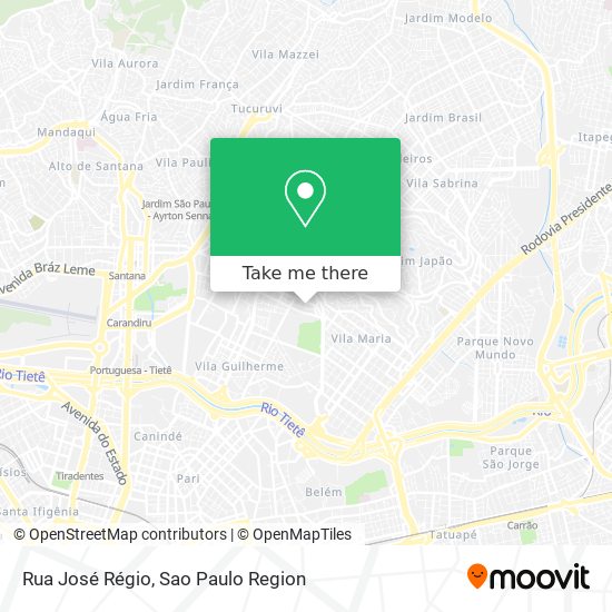 Rua José Régio map