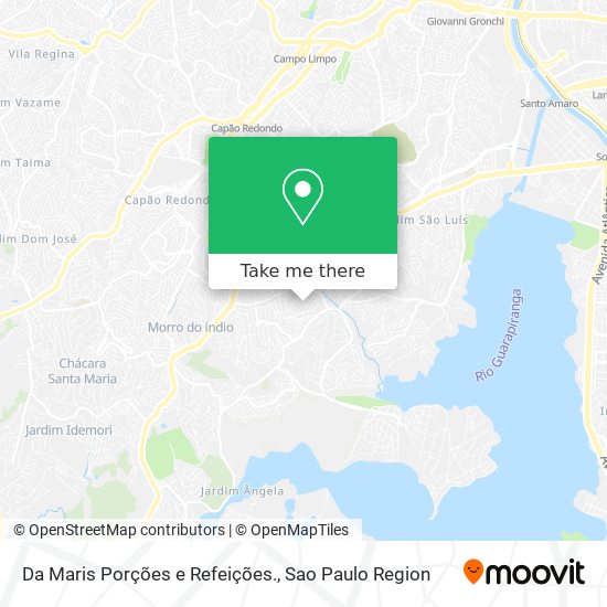 Da Maris Porções e Refeições. map