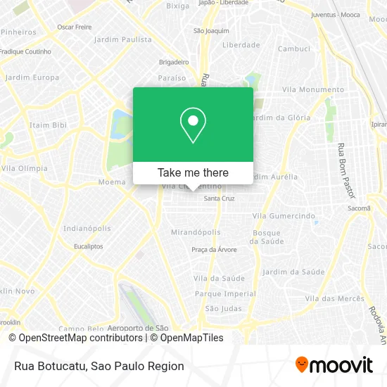 Rua Botucatu map