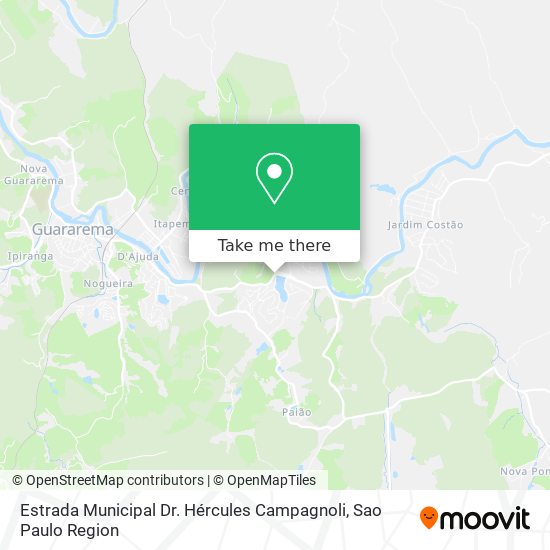 Estrada Municipal Dr. Hércules Campagnoli map
