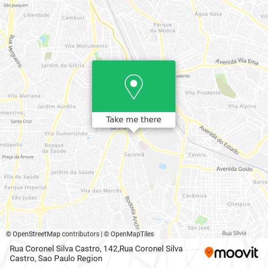 Mapa Rua Coronel Silva Castro, 142,Rua Coronel Silva Castro