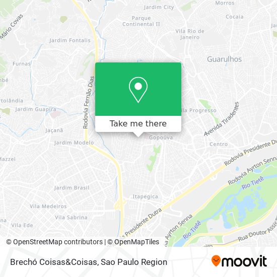 Brechó Coisas&Coisas map