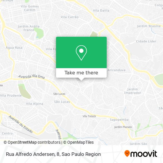 Rua Alfredo Andersen, 8 map