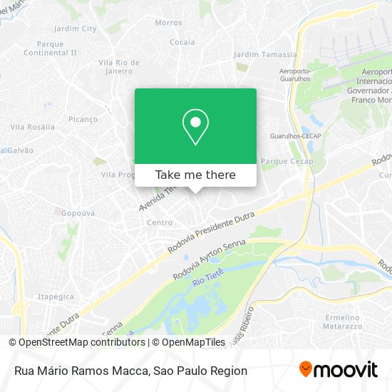 Rua Mário Ramos Macca map