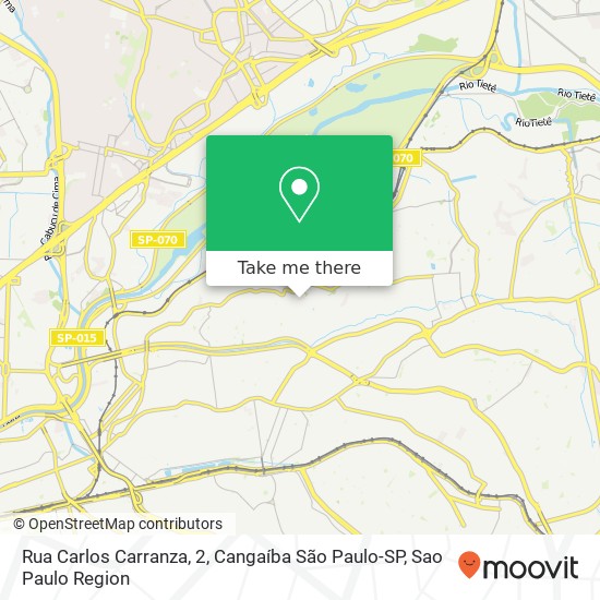 Rua Carlos Carranza, 2, Cangaíba São Paulo-SP map