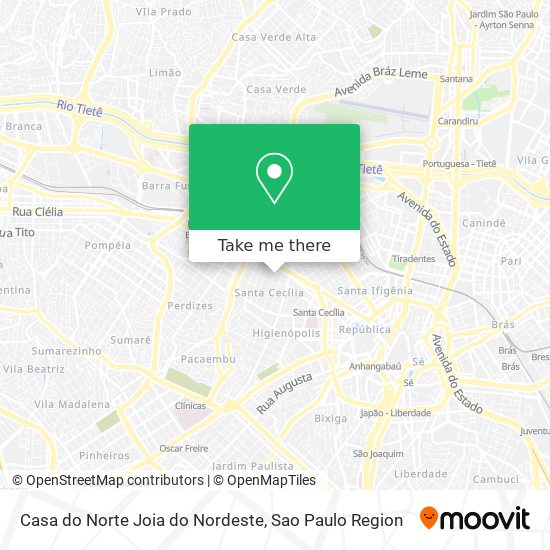 Casa do Norte Joia do Nordeste map