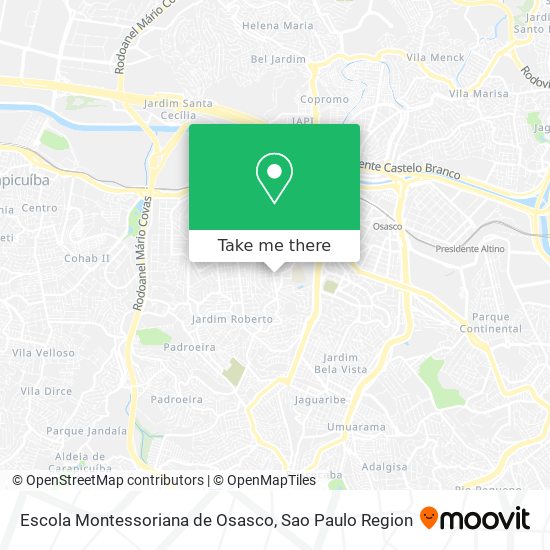 Escola Montessoriana de Osasco map