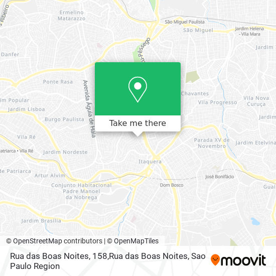 Mapa Rua das Boas Noites, 158,Rua das Boas Noites