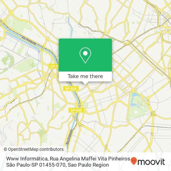 Www Informática, Rua Angelina Maffei Vita Pinheiros São Paulo-SP 01455-070 map