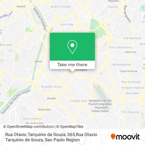 Mapa Rua Otavio Tarquínio de Souza, 365,Rua Otavio Tarquínio de Souza