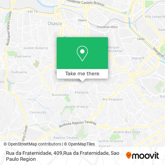 Rua da Fraternidade, 409,Rua da Fraternidade map