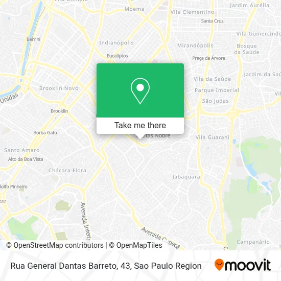 Rua General Dantas Barreto, 43 map