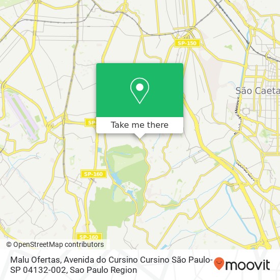 Malu Ofertas, Avenida do Cursino Cursino São Paulo-SP 04132-002 map